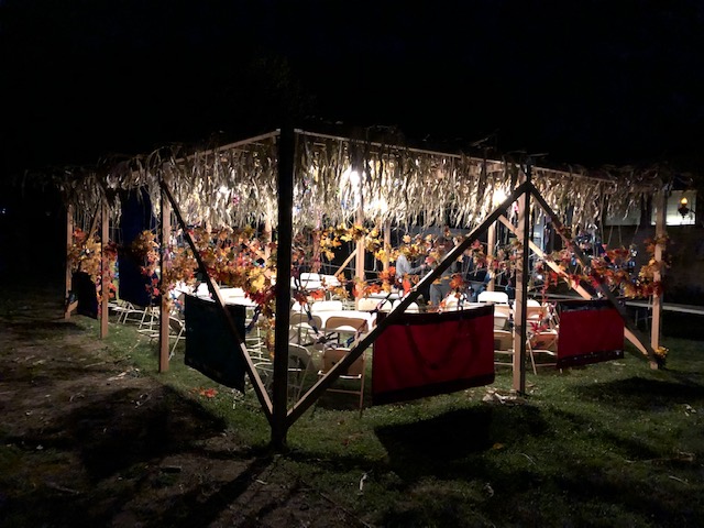 Community Shabbat Dinner in the Sukkah