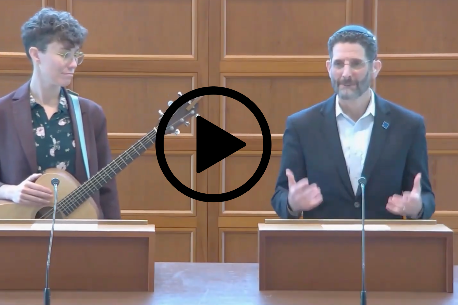 The featured image for Elul 5787 Message from Rabbi Darby with Cantorial Soloist Molly Bajgot