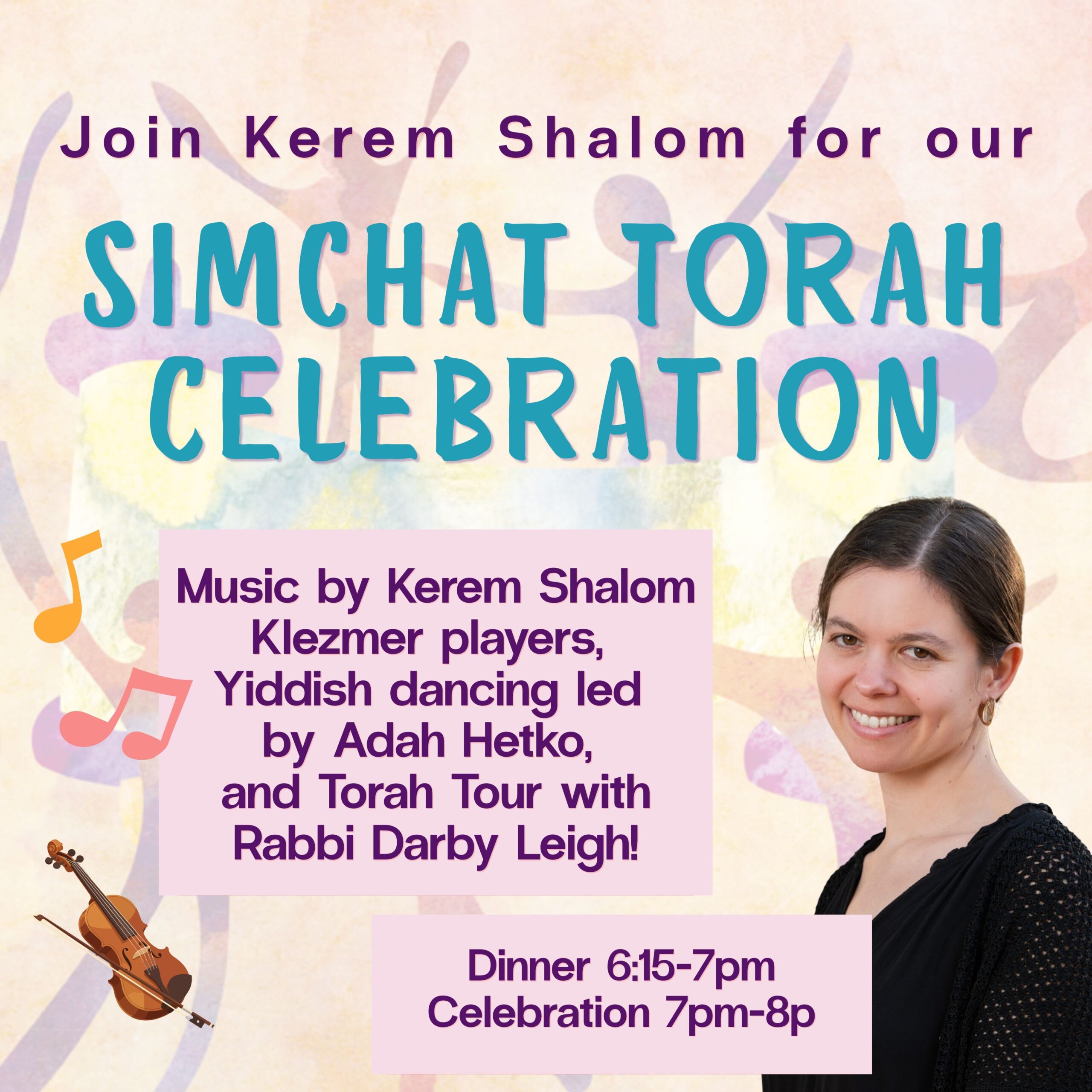 The featured image for Simchat Torah Celebration & Dinner